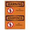 Signmission OSHA Warning Sign, 7" Height, 10" Width, Rigid Plastic, No Trespassing, Landscape, WS-P-L-12723 OS-WS-P-710-L-12723 - alternate 1